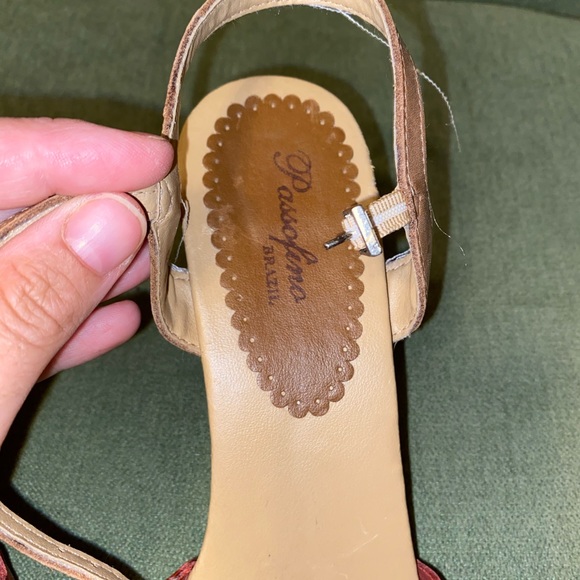 Vintage boho Passofino heels size 8 - Picture 3 of 10